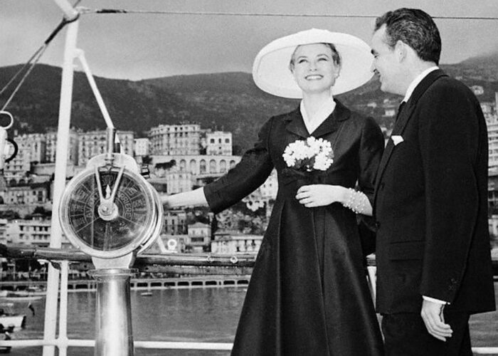 Grace Kelly with Prince Rainer