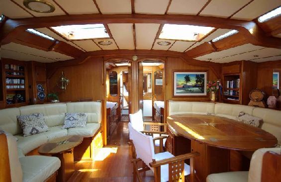 Classic Sailing Yacht Bernic II Saloon