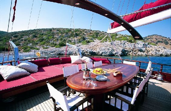 Classic Sailing Yacht Cobra Queen Aft Deck