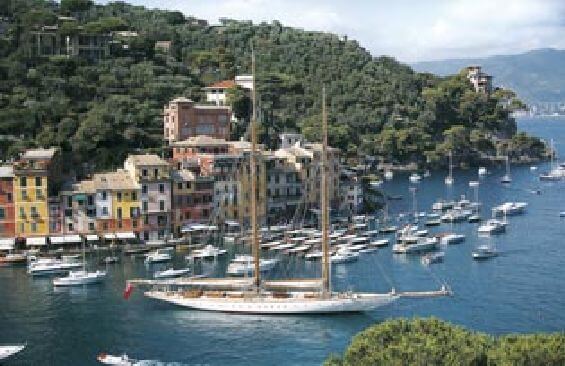 Classic Sailing Yacht Eleonora Anchored