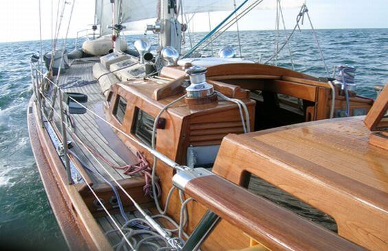 Classic Sailing Yacht Haparanda Deck