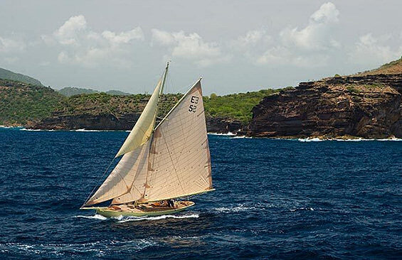 Classic Sailing Yacht Kate Under Sail