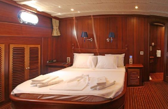 Classic Sailing Yacht Princess Karia II Cabin