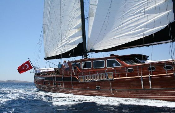 Classic Sailing Yacht Princess Karia II Starboard Side