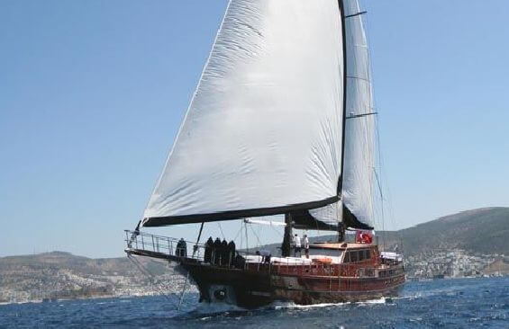 Classic Sailing Yacht Princess Karia IV Under Sail