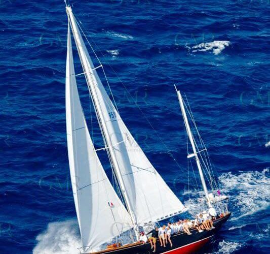 Classic Sailing Yacht Samarkand Beam Wind