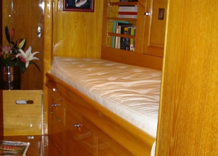 Classic Sailing Yacht Samarkand Single Bed In Master Cabin