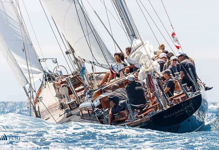 Classic Sailing Yacht Samarkand Stern View