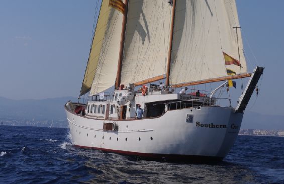 Classic Sailing Yacht Southern Cross Stern