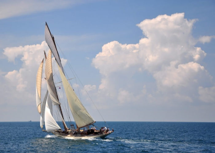 Classic Sailing Yacht Sunshine Stern