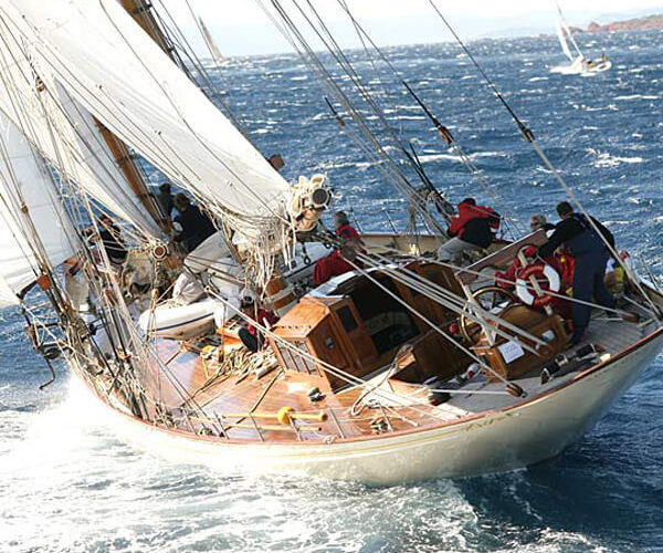 Classic Sailing Yacht Sunshine Stern