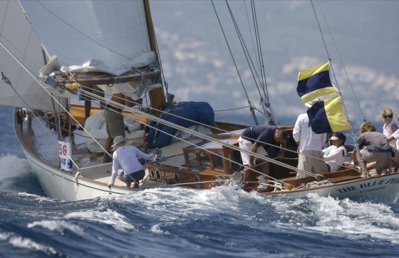 Classic Sailing Yacht The Blue Peter Regatta Racing