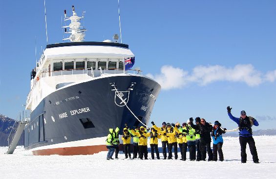 Expedition Vessel Hanse Explorer In The Ice