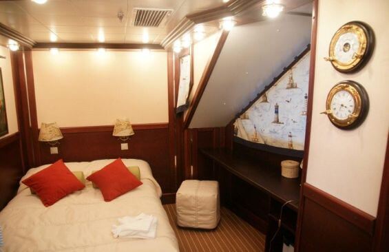 Tall Ship Running On Waves Double Cabin