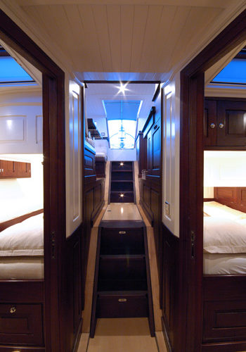 Classic Sailing Yacht Aurelius Stairs