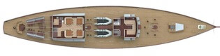 Classic Sailing Yacht Chronos Deckplan