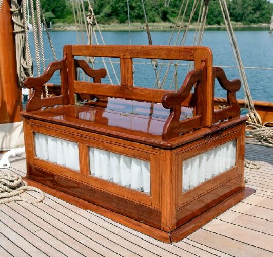 Classic Sailing Yacht Javelin Deck