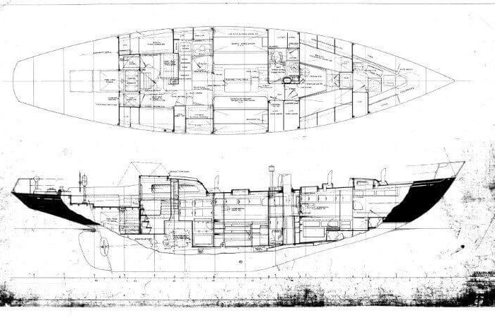 Classic Sailing Yacht Meta IV Layout