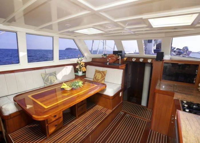 Classic Sailing Yacht Meta IV Saloon
