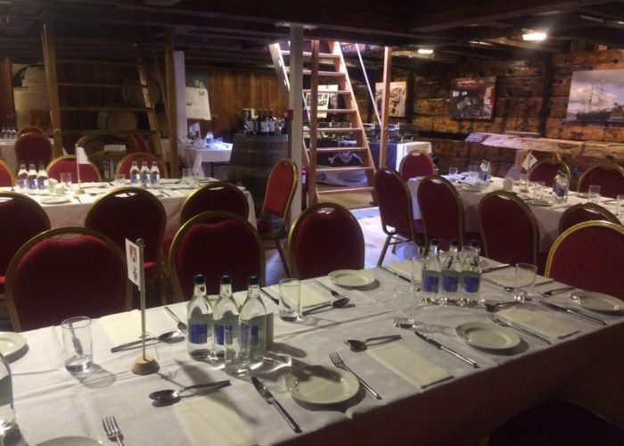 Tall Ship Kaskelot Dining