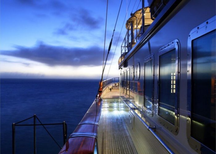 Classic Sailing Yacht Montigne Side Deck