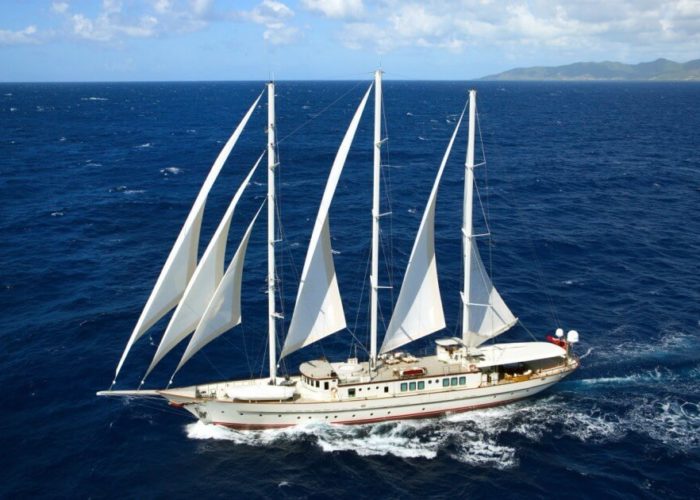 Classic Sailing Yacht Montigne Under Sail