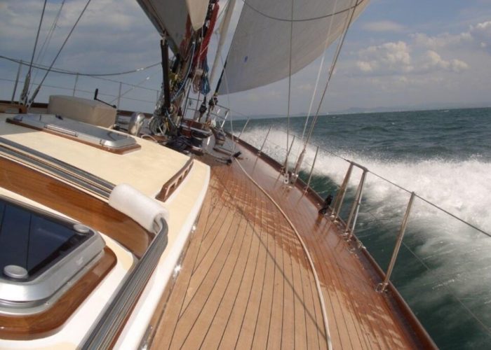 Classic Sailing Yacht Clan Deck