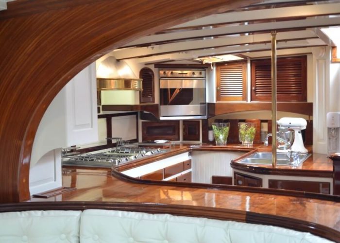 Classic Sailing Yacht Whitefin Galley