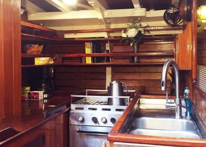 Classic Sailing Yacht When And If Galley