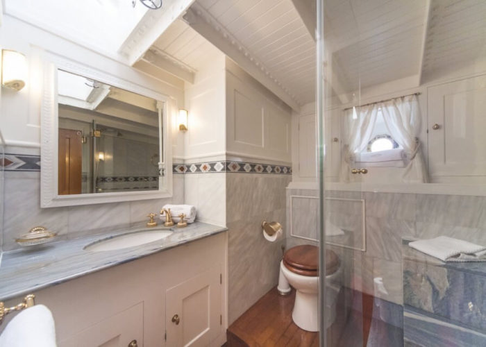 Classic Sailing Yacht Puritan Bathroom