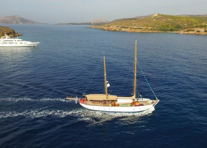 Classic Sailing Yacht Astarte Morning Light