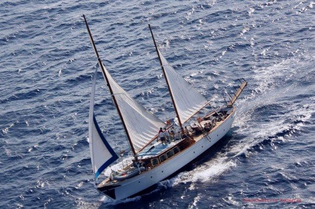 Classic Sailing Yacht Astarte Sailing