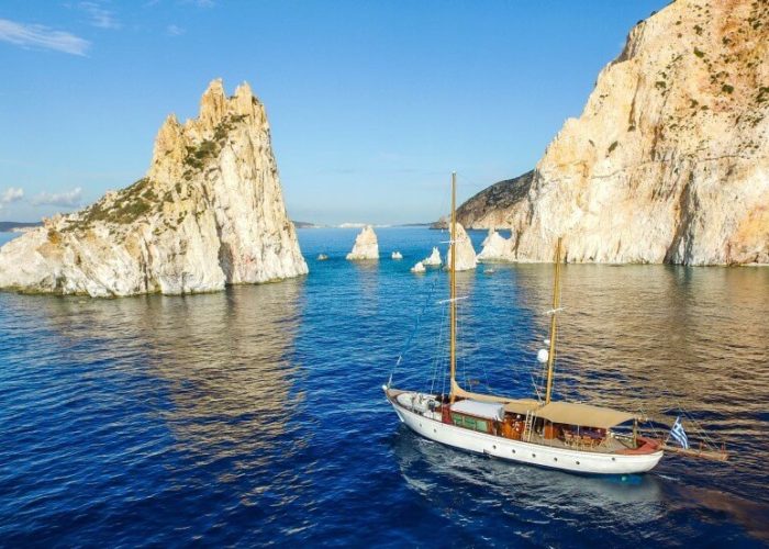 Classic Sailing Yacht Astarte Unspoiled Islets
