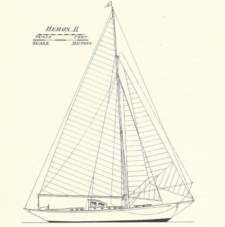 heron sailboat plans