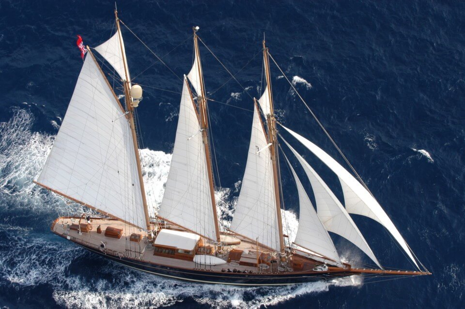 Shenandoah Of Sark Classic Yacht Charters British Classics