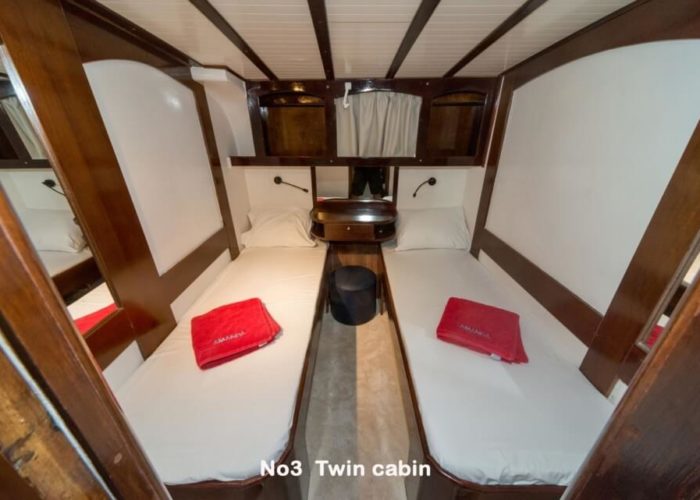Classic Motor Yacht Amanda Twin Cabin