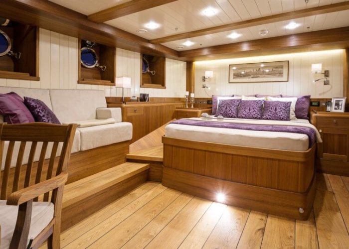 Classic Sailing Yacht Malcolm Miller Master Cabin