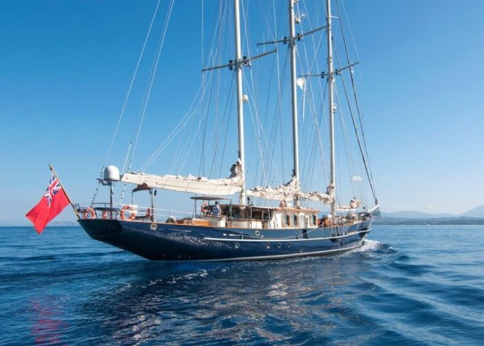 Classic Sailing Yacht Malcolm Miller Stern View