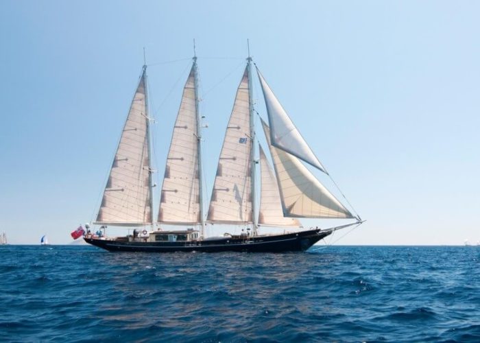 Classic Sailing Yacht Malcolm Miller Under Sail