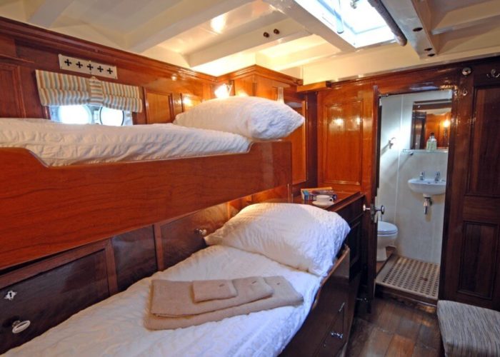 Classic Sailing Yacht Halcyon Bunks