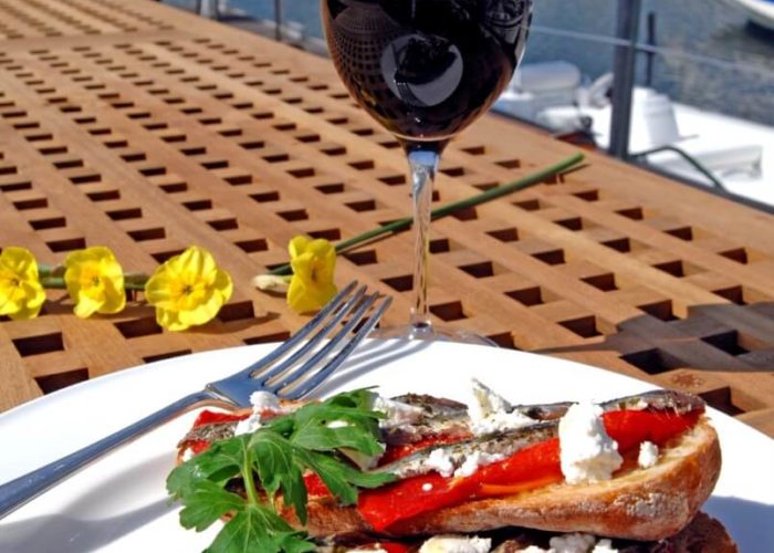 Classic Sailing Yacht Halcyon Dining