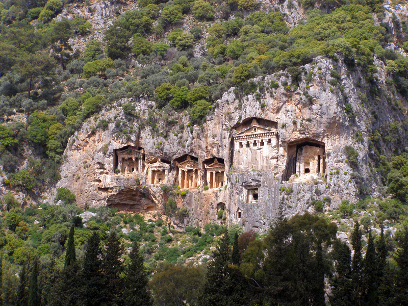 Lycian Tombs Dalyan Yacht Charter