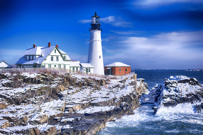 Portland Head Lighthouse Maine Yacht Charter