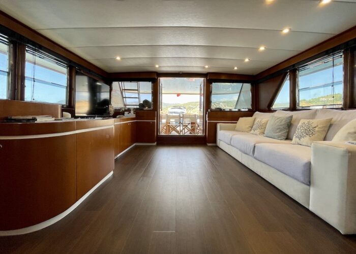 Main Salon looking aft