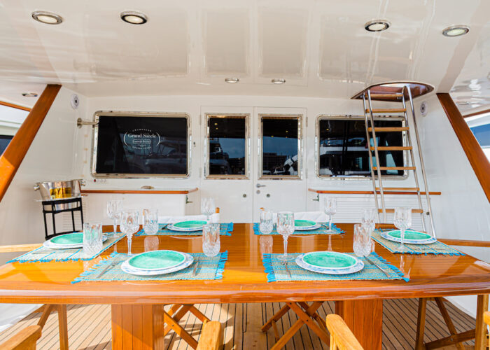 Spirit of MK aft dining facing forward