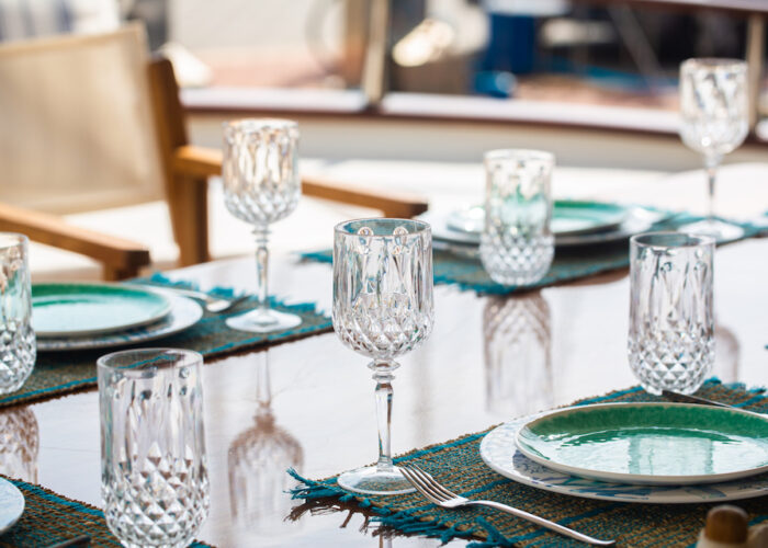 Spirit of MK al fresco dinner setting